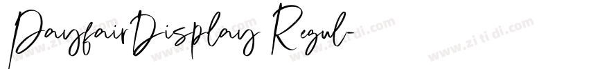 PayfairDisplay Regul字体转换